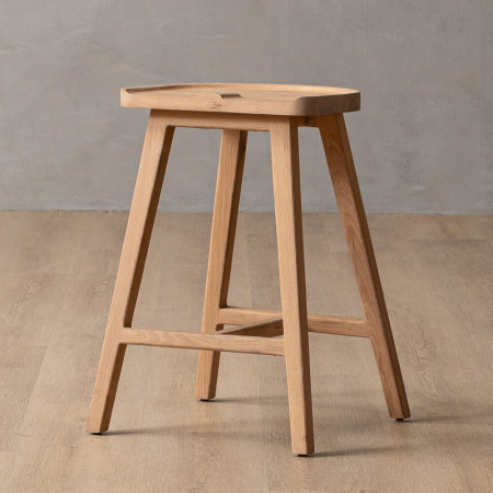 Savanna Counter Bar Stool - Oak