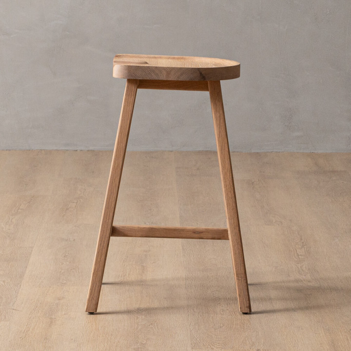 Savanna Counter Bar Stool - Oak - 3