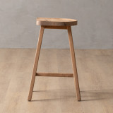 Savanna Counter Bar Stool - Oak - 3