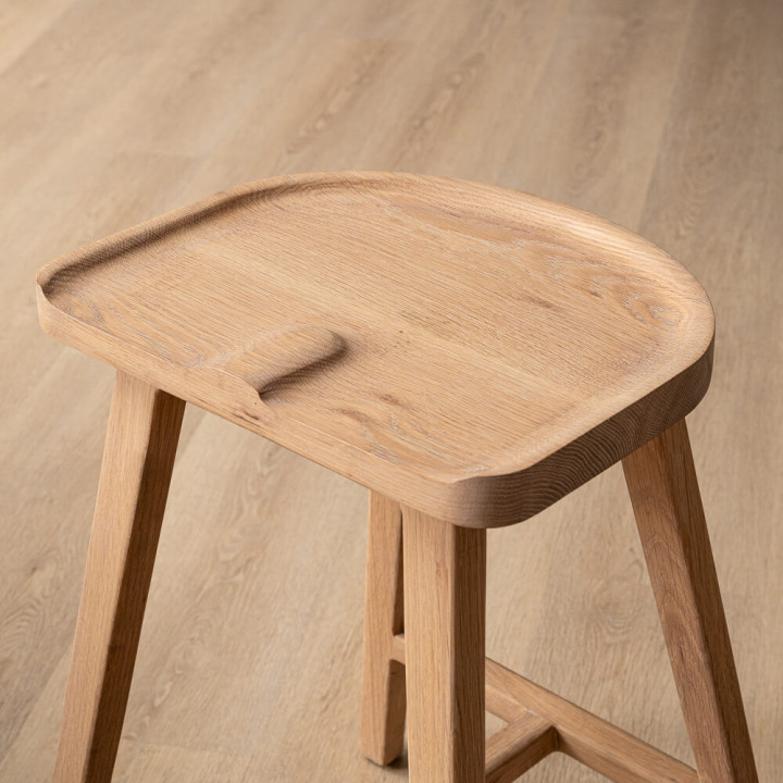 Savanna Counter Bar Stool - Oak - 5