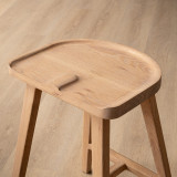 Savanna Counter Bar Stool - Oak - 5