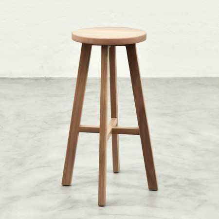 Rhodes Tall Bar Stool - Oak - 1