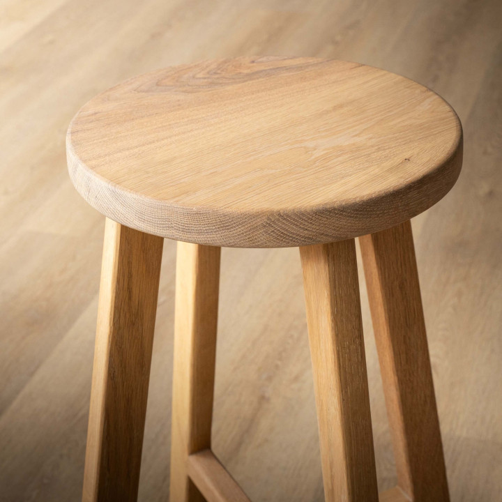 Rhodes Counter Bar Stool - Oak - 2