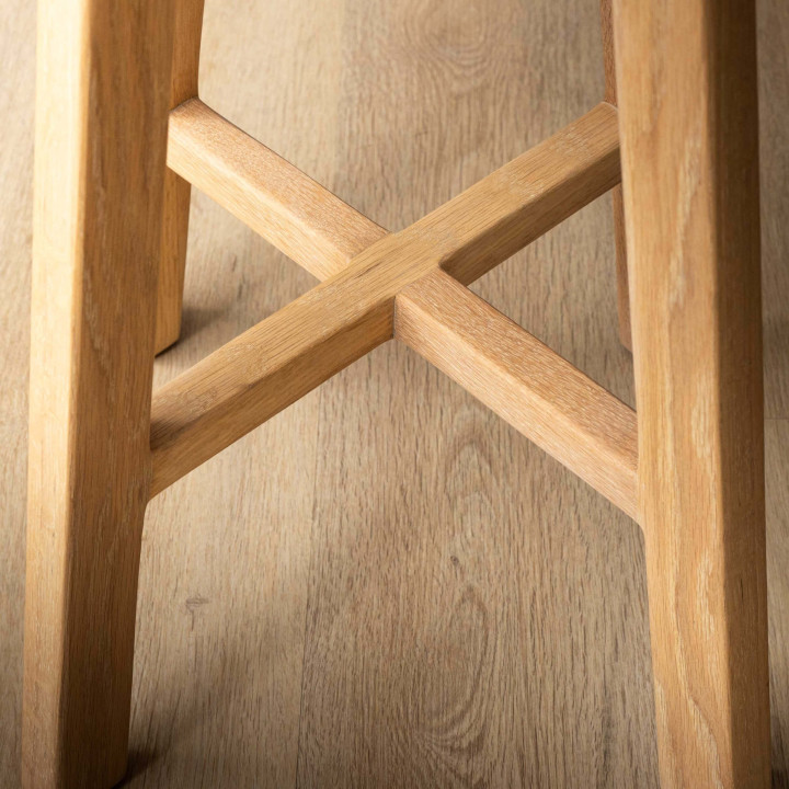 Rhodes Counter Bar Stool - Oak - 3