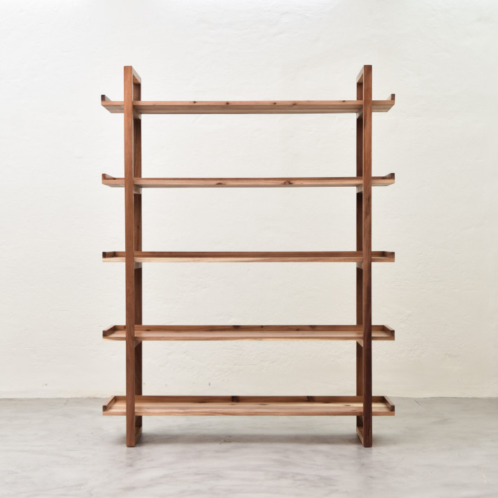 Ballito Bookshelf - Medium - Blackwood - 1