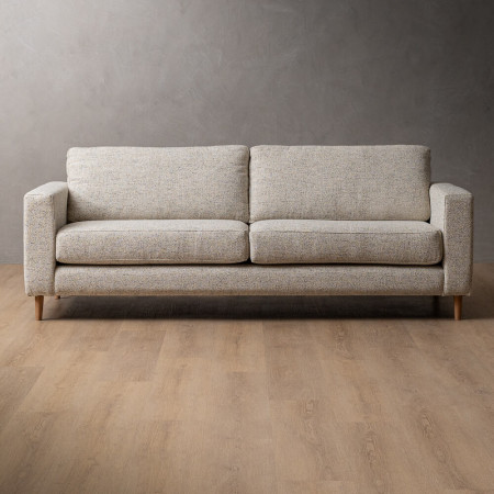 Parys 3-Seater Fabric Couch - Sandstone - 1