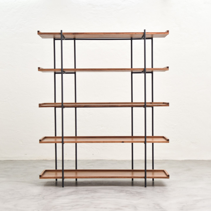 Musina Bookshelf - Medium - Oak Smoke - 1