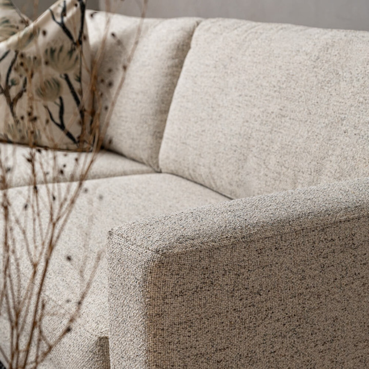 Parys 3-Seater Fabric Couch - Sandstone - 4