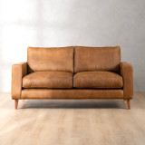 Hamlet 2-Seater Leather Couch - Caramel - 1