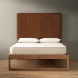 Ladysmith King Leather Headboard - Butterscotch - 5