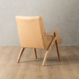 Gariep Leather Armchair - Oak - Desert - 8