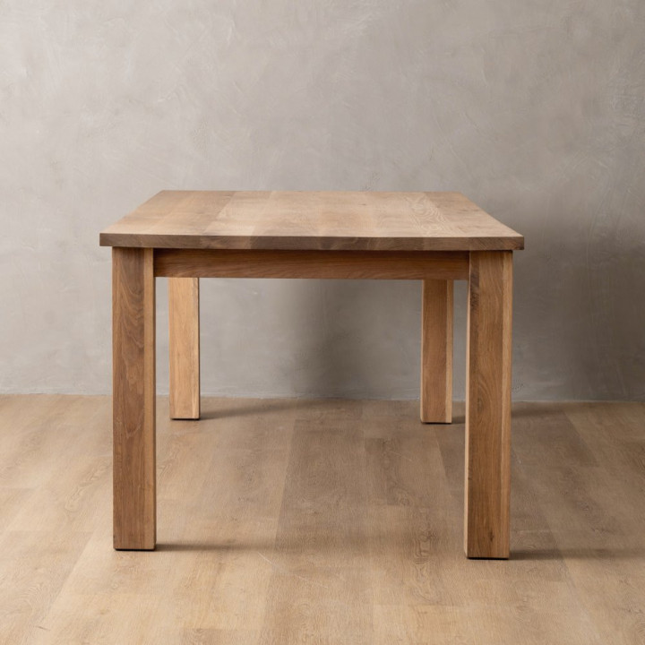 2.4m Linear Dining Table - Oak (1.0m Width) - 5
