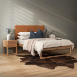 Kimberley Queen Leather Headboard - Ginger - 3