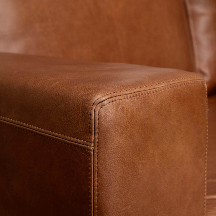 Westerman 3-Seater Leather Couch - Butterscotch - 7