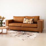 Westerman 3-Seater Leather Couch - Ginger - 2