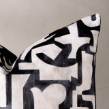 Cubist Black - Duck Feather Scatter - 5