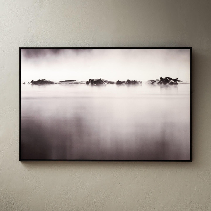 Misty Waters Framed Canvas - 1