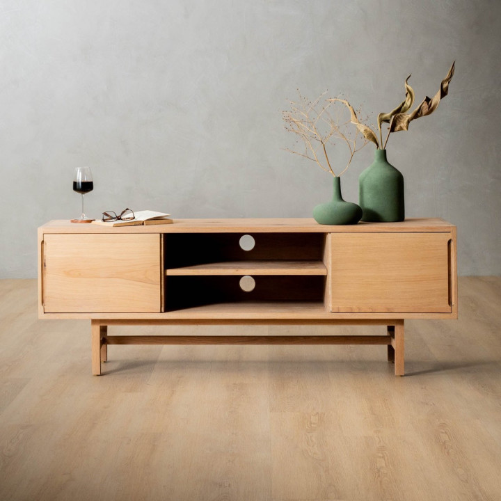 Stellenberg TV Unit - 1.6m - Oak - 2