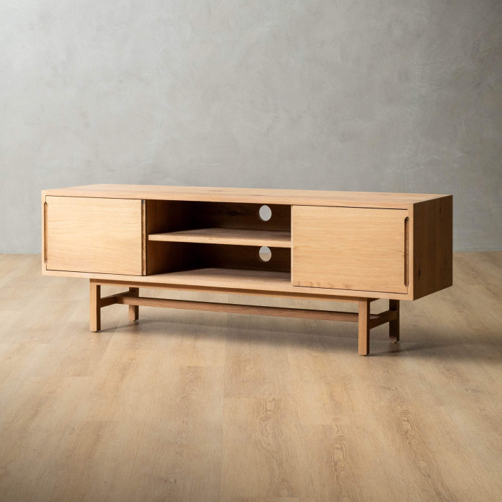Stellenberg TV Unit - 1.6m - Oak - 7