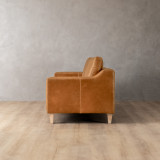 Demo - Douglas 3-Seater Leather Couch - Ginger - 5