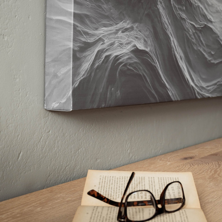 Ocean Heart Canvas - Medium - 5
