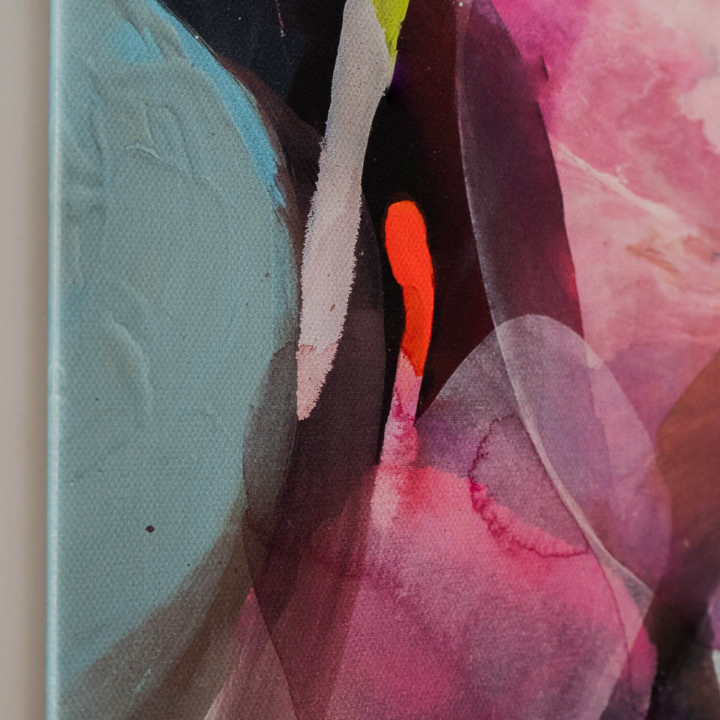 Blush Framed Canvas - 3