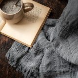 Cecilia Throw - Anthracite - 4