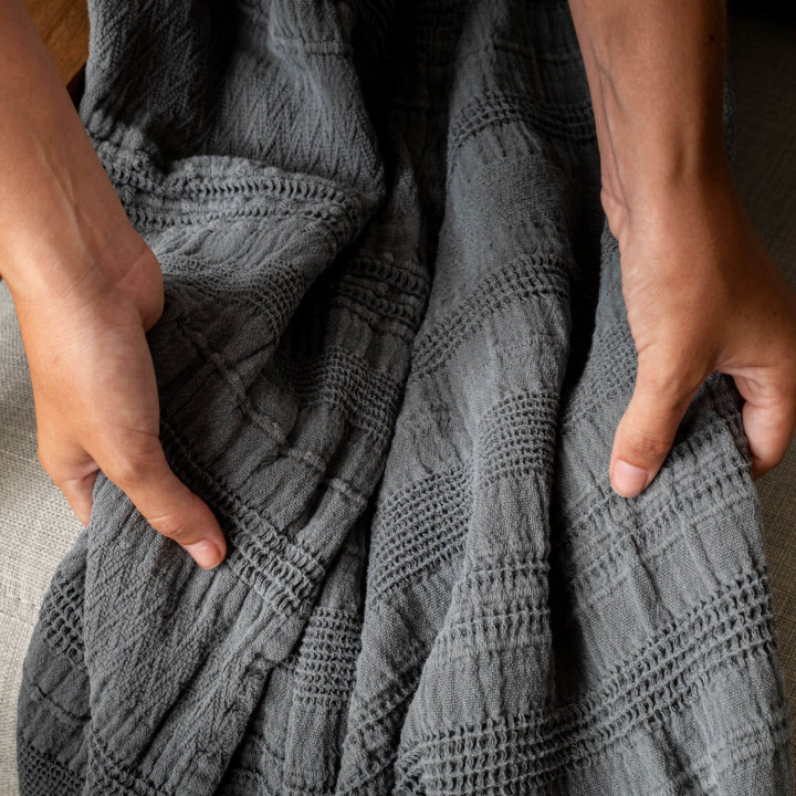 Cecilia Throw - Anthracite - 6