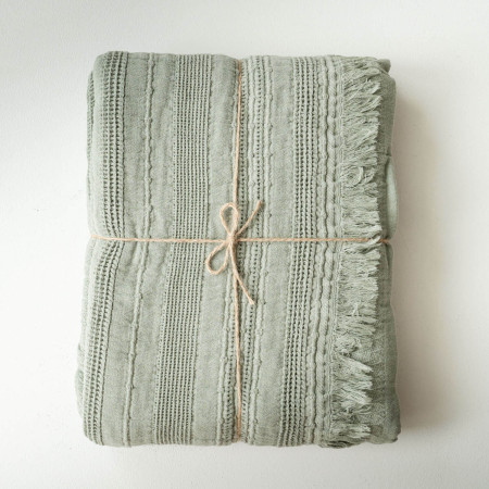 Cecilia Throw - Sage - 1