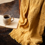 Cecilia Throw - Mustard - 2