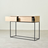 Tankwa Server Two Drawer - Pale Wheat Oak Veneer - 3