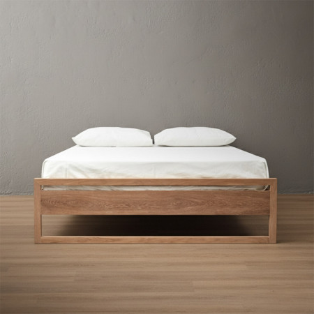 Houtbaai Bed Base - Double - Oak - 1
