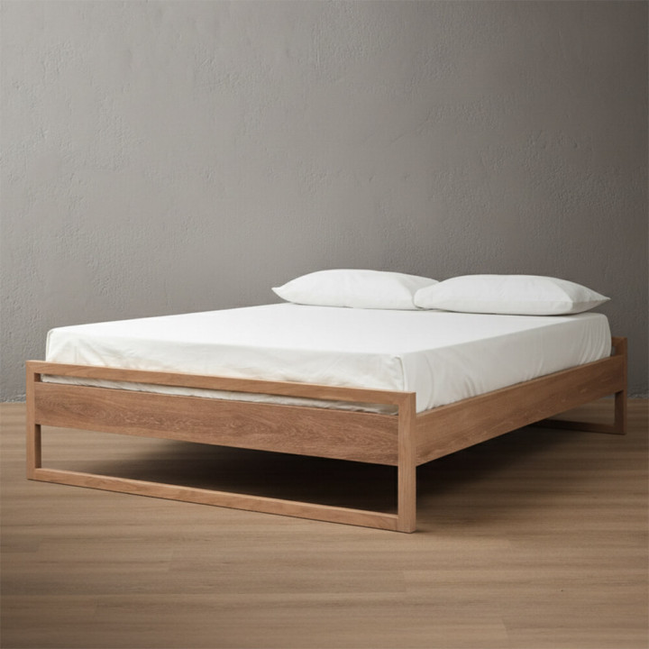 Houtbaai Bed Base - Queen - Oak - 2