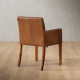 Demo - Sandton Leather Dining Chair - Blackwood - Butterscotch - 5