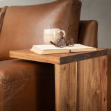 C-Shape Side Arm Table - Blackwood - 3