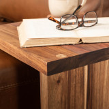 C-Shape Side Arm Table - Blackwood - 4