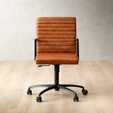 Newlands Leather Office Chair - Bourbon - 4