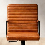 Newlands Leather Office Chair - Bourbon - 5