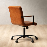 Newlands Leather Office Chair - Bourbon - 7