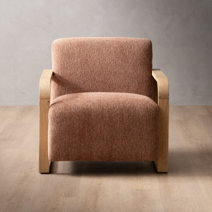Demo - Canyon Fabric Armchair - Stoneweave Rust - 3