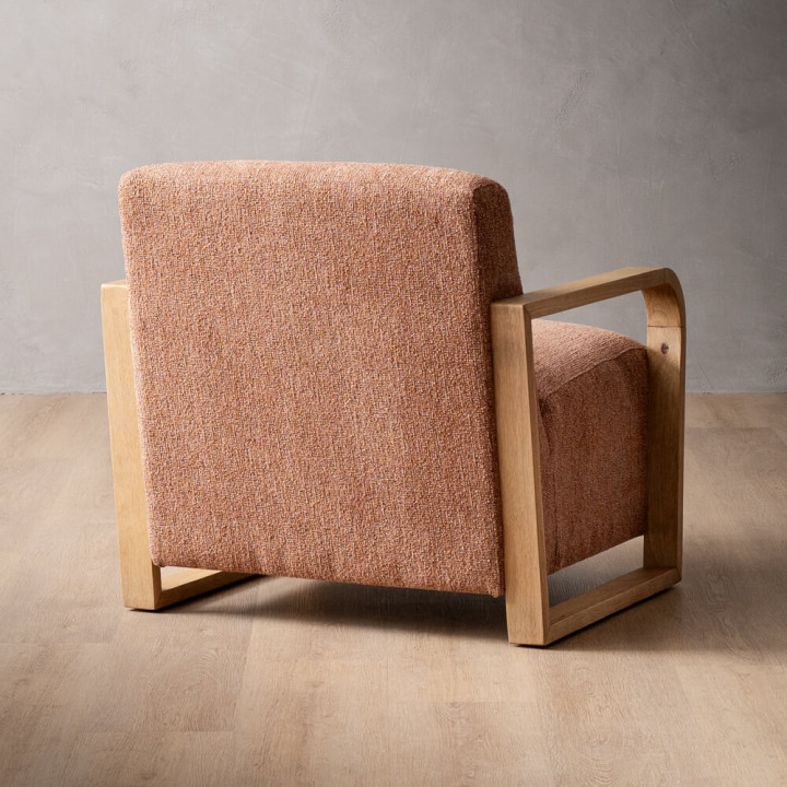 Demo - Canyon Fabric Armchair - Stoneweave Rust - 5