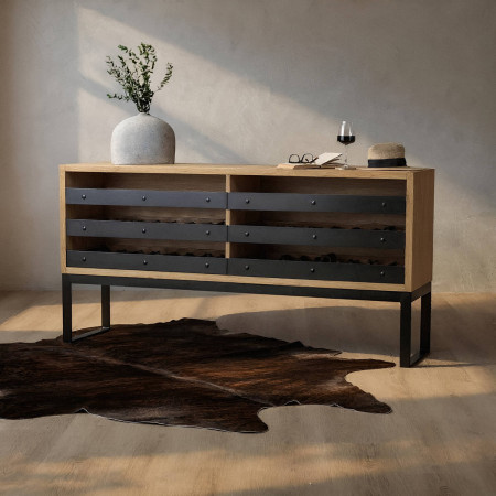 Large Sahara Wine Rack - Oak
