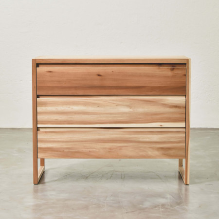 Swazi Three Drawer Chest - Blackwood
