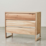 Swazi Three Drawer Chest - Blackwood - 3