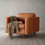 Glenhaven Leather Armchair - Tan - 2