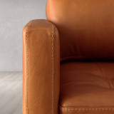 Glenhaven Leather Armchair - Tan - 7