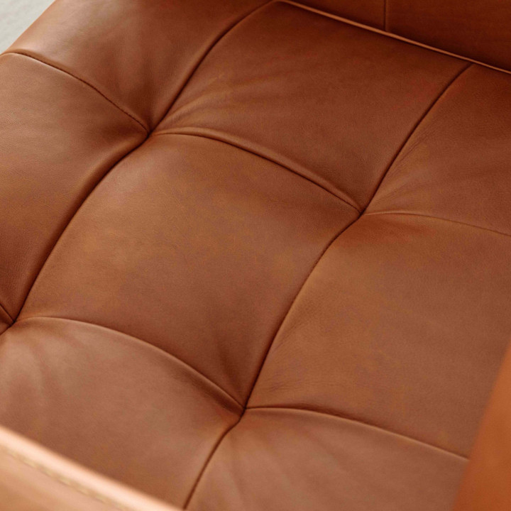 Glenhaven Leather Armchair - Tan - 8
