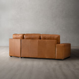 Harbormere Modular Leather Corner Couch - Tan - 4