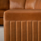 Harbormere Modular Leather Corner Couch - Tan - 8