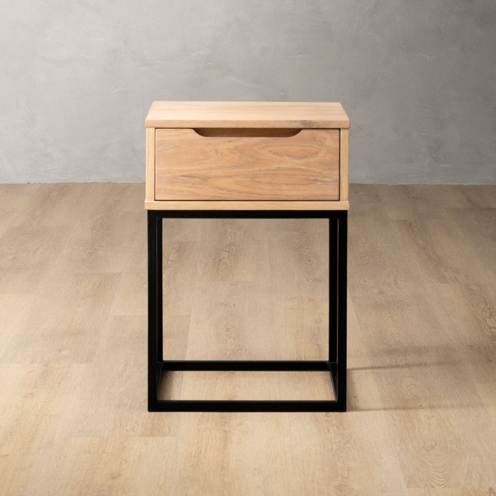 Tankwa 1-Drawer Pedestal - Small - Oak - Pale Wheat - 1